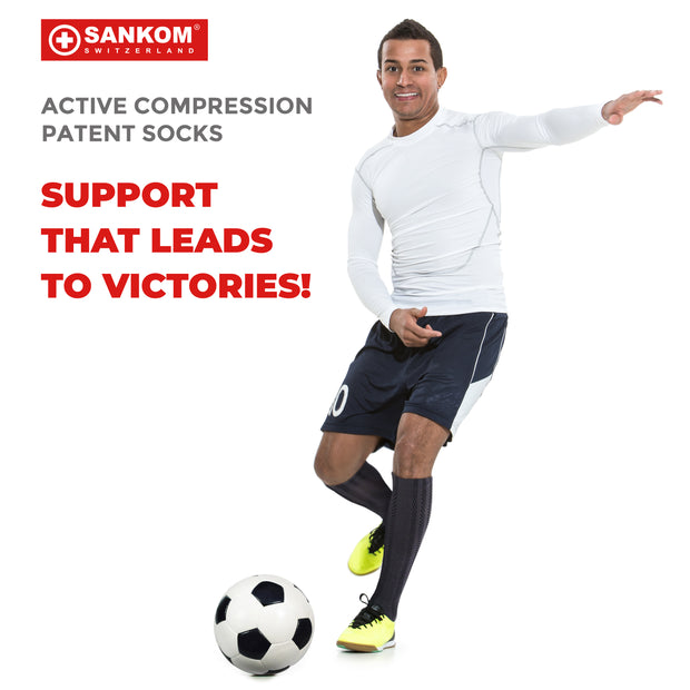 SANKOM PATENT ACTIVE COMPRESSION LIGHT SOCKS -  BLACK *Special offer*