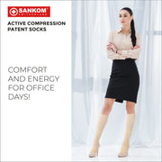 SANKOM PATENT ACTIVE COMPRESSION LIGHT SOCKS -  BLACK *Special offer*