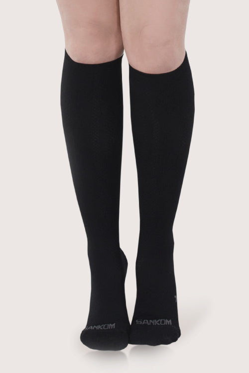 SANKOM PATENT ACTIVE COMPRESSION LIGHT SOCKS -  BLACK *Special offer*