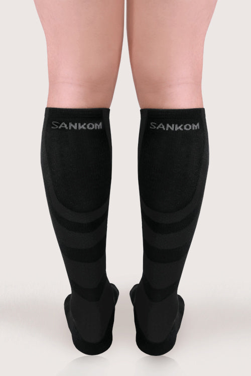 SANKOM PATENT ACTIVE COMPRESSION SOCKS - BLACK