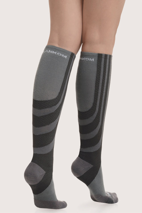 SANKOM PATENT ACTIVE COMPRESSION SOCKS - GREY
