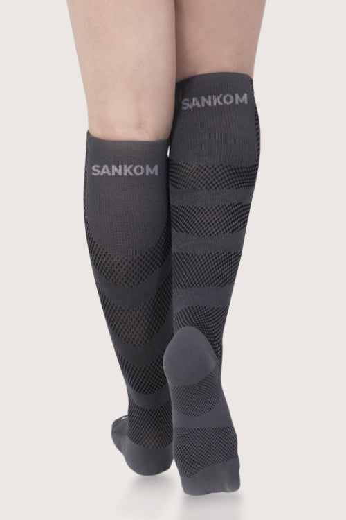 SANKOM PATENT ACTIVE COMPRESSION LIGHT SOCKS - GREY