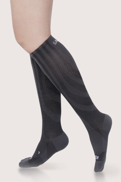 SANKOM PATENT ACTIVE COMPRESSION LIGHT SOCKS - GREY
