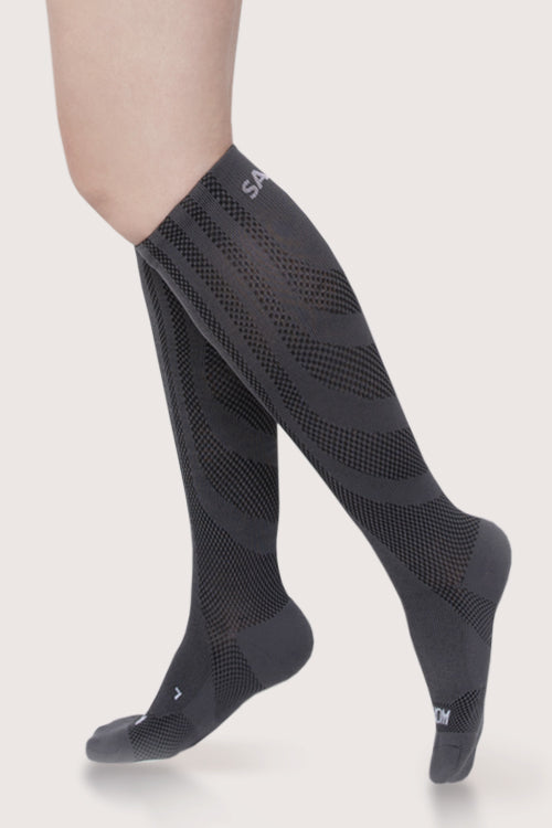 SANKOM PATENT ACTIVE COMPRESSION LIGHT SOCKS - GREY