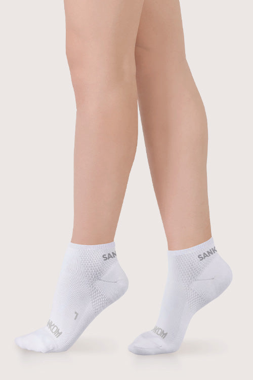 SANKOM ACTIVE COMPRESSION LIGHT ANKLE SOCKS – SET OF 3