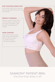 SANKOM PATENT BRA - LACE LIGHT PINK