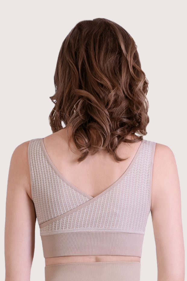 SANKOM PATENT BRA - LACE BEIGE