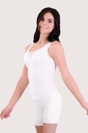 SANKOM PATENT TOP WITH LACE AND SHAPER - CLASSIC WHITE (Set of 2)