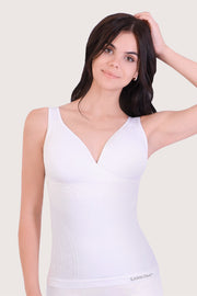 SANKOM PATENT TOP - CLASSIC WHITE
