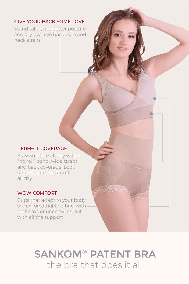 SANKOM PATENT BRA - CLASSIC PEACH