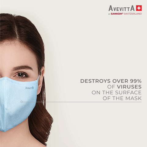 Avevitta Protect 2.0 Anti-Virus Nano Technology Mask - Pink