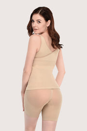 SANKOM PATENT LACE VEST - CLASSIC PEACH