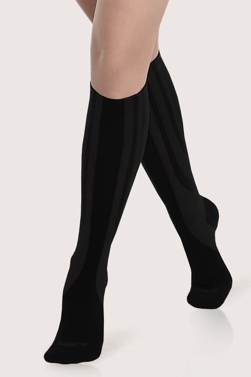 SANKOM PATENT ACTIVE COMPRESSION SOCKS - BLACK