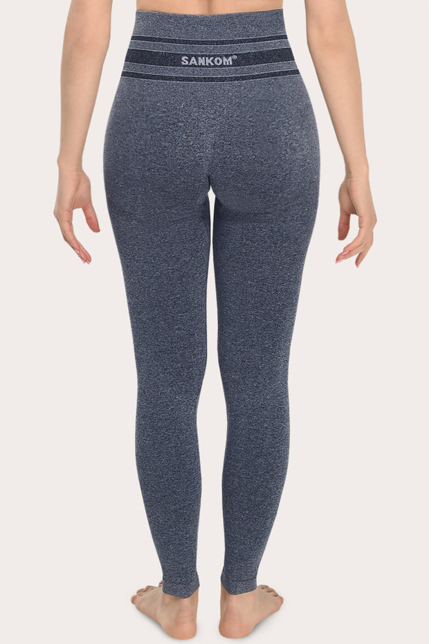 SANKOM PATENT ACTIVEWEAR LEGGINGS - GREY MELANGE