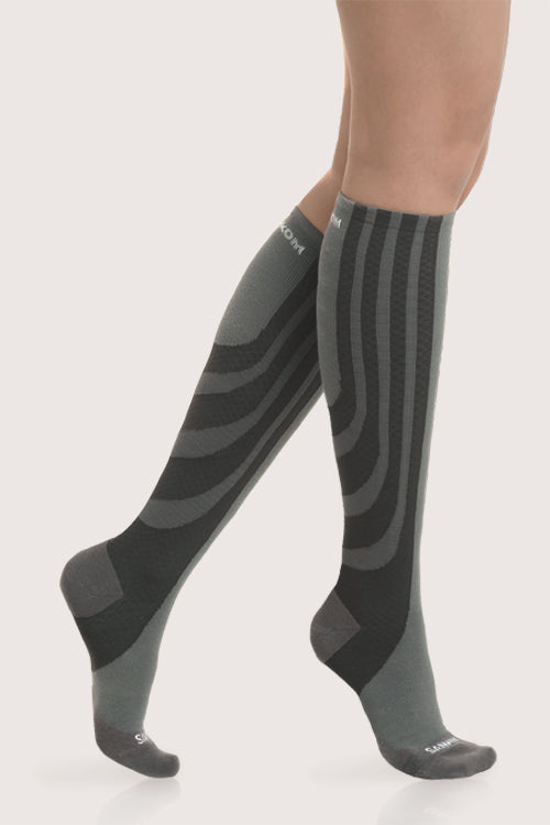 SANKOM PATENT ACTIVE COMPRESSION SOCKS - GREY