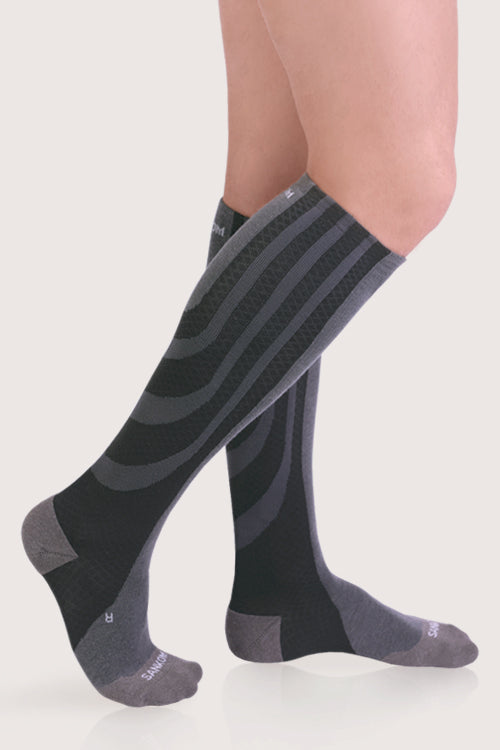 SANKOM PATENT ACTIVE COMPRESSION SOCKS for MEN - GREY